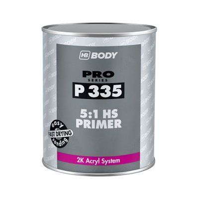 Body P335 PRO 5:1 HS Грунт-наполнитель белый 1л 3350100001 3350100001 фото
