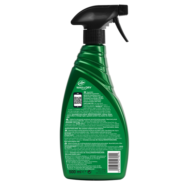 Полироль для влажного кузова Turtle Wax Wax-n-Dry 500 мл 52795 52795 фото