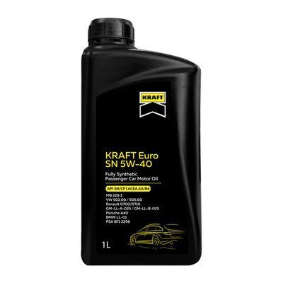Олива моторна KRAFT Euro SN 5W-40 1 л 708137 708137 фото