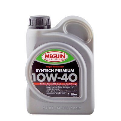 Олива моторна Meguin SYNTECH PREMIUM SAE 10W-40 1 л 4339 4339 фото