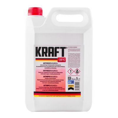 Антифриз готовый -35 &deg;C KRAFT G12/G12+ красный 5 л KF110 KF110 фото
