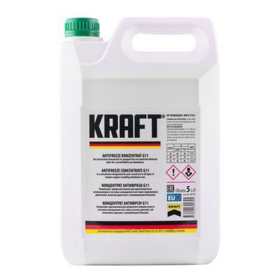 Антифриз концентрат KRAFT G11 зеленый 5л KF119 KF119 фото