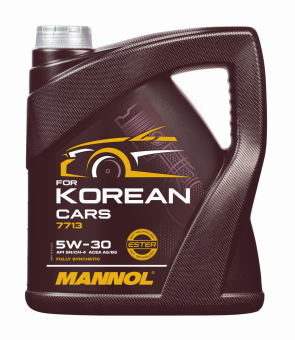 Олива моторна для Корейських авто MANNOL for Korean Cars 5W-30 4 л MN7713-4 MN7713-4 фото