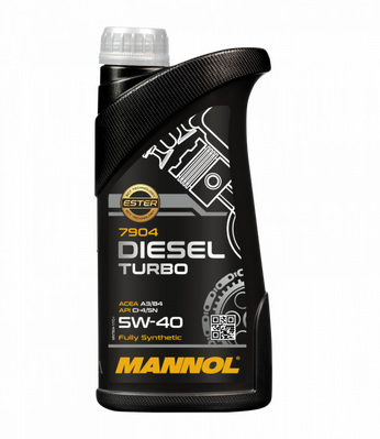 Олива моторна MANNOL Diesel Turbo 5W-40 1 л MN7904-1 MN7904-1 фото