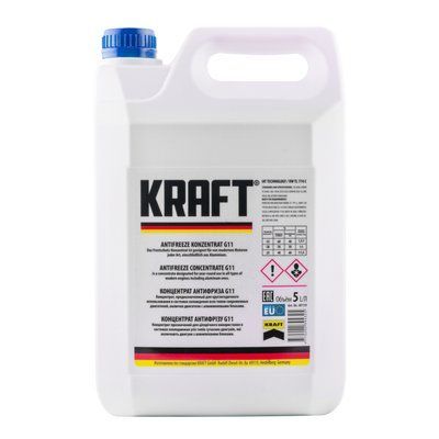 Антифриз концентрат KRAFT G11 синій 5 л KF102 KF102 фото