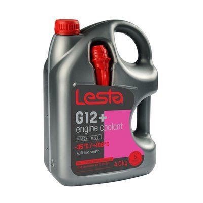 Антифриз готовый -35 &deg;С Lesta G12+ красный 4 кг 393724_AS-A35-G12LESTA/4-AO 393724_AS-A35-G12LESTA/4-AO фото